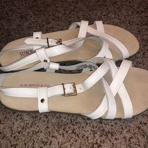 White Strappy Sandals